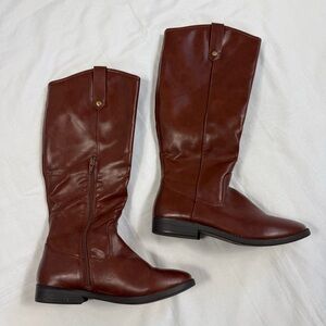 True Craft Indira Brown Faux Leather Riding Boots Women’s 8.5M